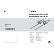 Bosch AdvancedHedgeCut 68 Cutter manual cover