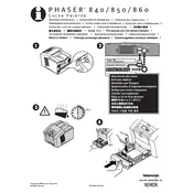 Xerox Tektronix Phaser 840 Printer manual cover