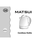 Matsui MKCSS1E manual cover