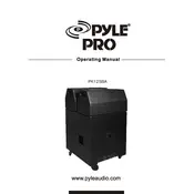 Pyle PK12SBA Subwoofer manual cover