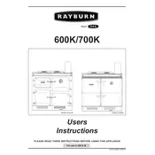 AGA Rayburn 600K Cooker manual cover