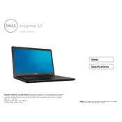 Dell Inspiron 5755 Laptop manual cover