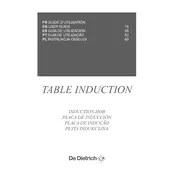 De Dietrich DPI7652B Hob manual cover