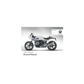 BMW R nineT Racer 2016 Motorcycle manual cover