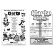 Clarke 7710160 CS550D Strong-Arm Electronic Digital manual cover