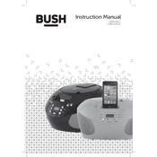 Bush 5139378 CBB31iBLK Boombox manual cover