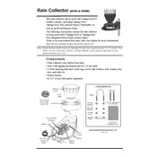 Davis 6466 Rain Collector manual cover