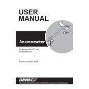 Davis 6410 Anemometer manual cover