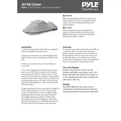 Pyle PCVJS10 Jet Ski Cover manual cover