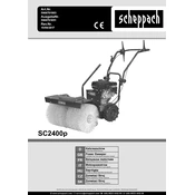 Scheppach SC2400p 5908701903 Power Broom manual cover