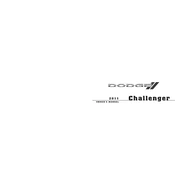 Dodge Challenger 2011 Coupe manual cover