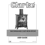 Clarke 6910135 Buckingham Cast Iron Stove manual cover