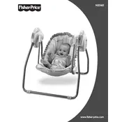 Fisher Price Mattel Open Top Take Along N3360 Swing manual cover