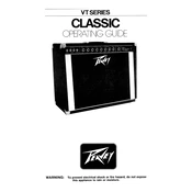 Peavey Classic VT Series Amplifier manual cover