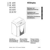 Dimplex SI 8TU Heat Pump manual cover