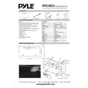 Pyle PLCM21 License Plate Frame manual cover