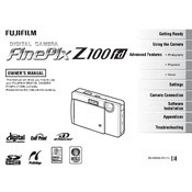 Fujifilm FinePix Z100fd Camera manual cover