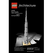 LEGO Burj Khalifa 21055-1 Construction Set manual cover