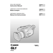 Canon GL1 manual cover