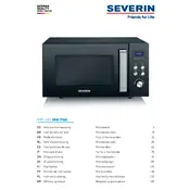 Severin MW 7760 Microwave manual cover