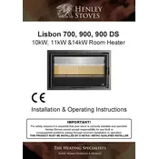 Henley Stoves Lisbon 700 Heater manual cover