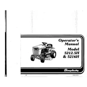 Simplicity 5212.5H Tractor manual cover