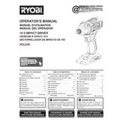 Ryobi PCL235 Drill manual cover