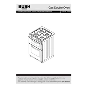 Bush AG56DA 4908658 Cooker manual cover