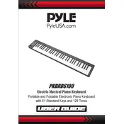 Pyle PKBRD6100 Piano Keyboard manual cover