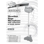 Bontempi 40 1709 Showtime Stage Microphone manual cover