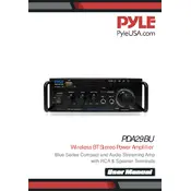 Pyle PDA29BU.6 Amplifier manual cover