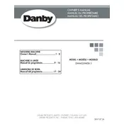 Danby DWM028WDB-3 Washing Machine manual cover