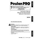 Poulan Pro SM705 Trimmer manual cover