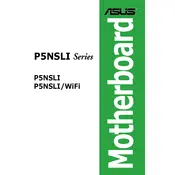 ASUS P5NSLI Motherboard manual cover