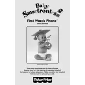 Fisher Price Mattel Baby Smartronics First Words Phone 71654 Toy manual cover