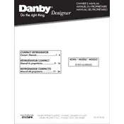 Danby DCR016A3BSLDD Refrigerator manual cover