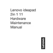 Lenovo IdeaPad 2in 1 11 Laptop manual cover