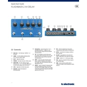 TC Electronic FLASHBACK 2 X4 DELAY manual cover