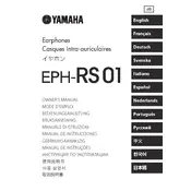 Yamaha EPH-RS01 Earphones manual cover