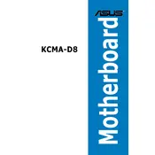 ASUS KCMA-D8 Motherboard manual cover