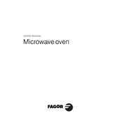 Fagor MW4-245GEX Microwave Oven manual cover