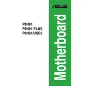 ASUS P8H61 PLUS Motherboard manual cover