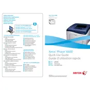 Xerox Phaser 6600 Printer manual cover