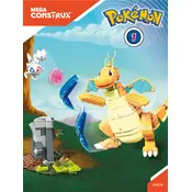 Mega Construx Mattel Pokemon FVK75 Construction Set manual cover