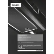 Siemens iQ300 LF97BBM50 Hood manual cover