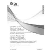 LG LSC27925SB Refrigerator manual cover