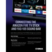 Yamaha YAS-109 Soundbar manual cover