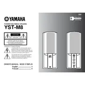 Yamaha YST-M8 Speaker manual cover