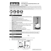 Sealey TP696 Extractor manual cover