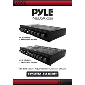 Pyle PLE550BS Equalizer manual cover